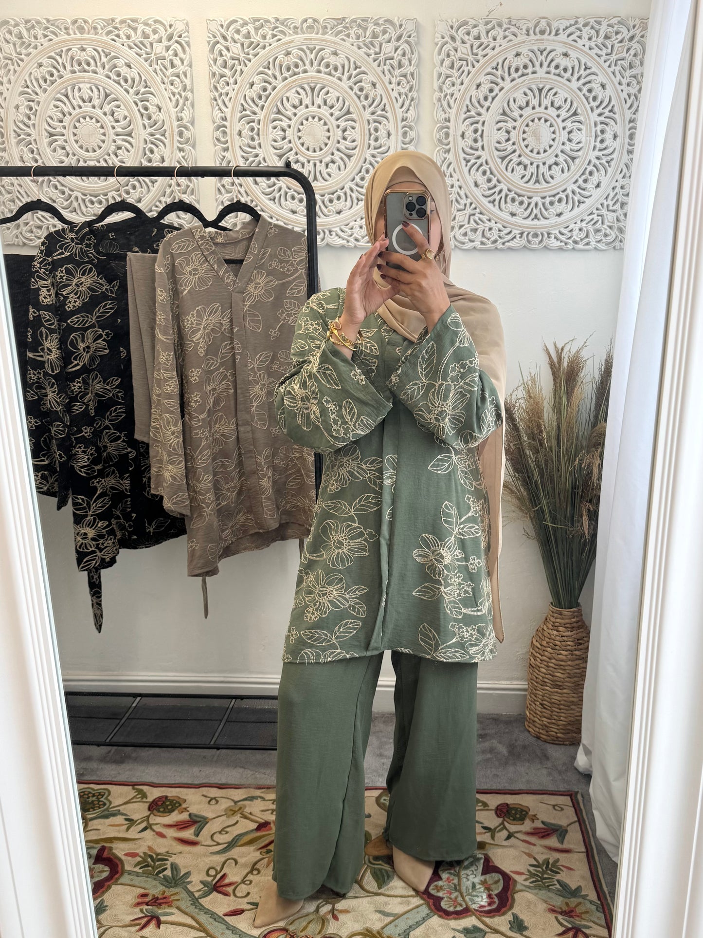 NEW Parus Threadwork Free Size 2 Piece Cord Set