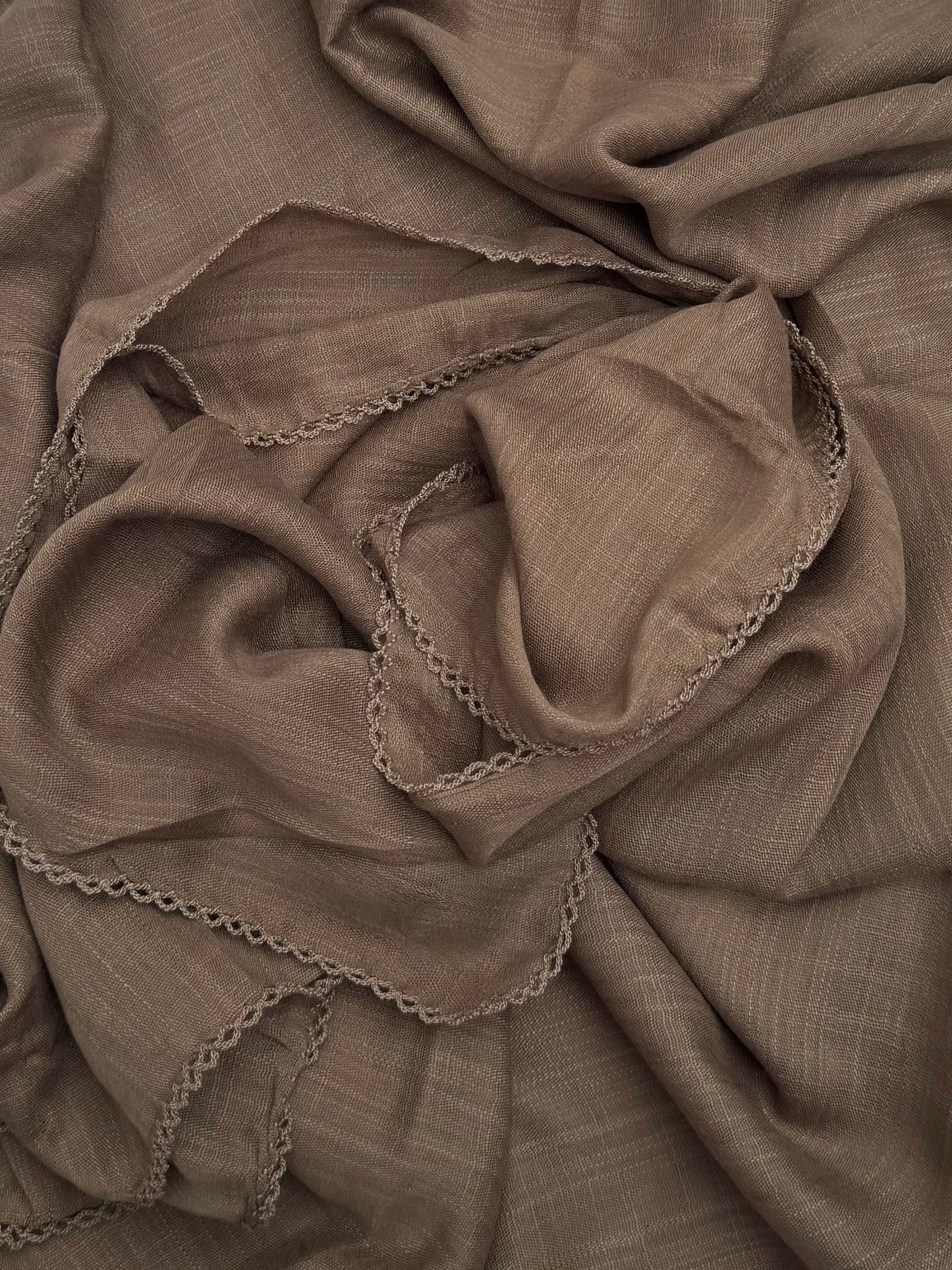 Maxi plain Turkish picot coco hijab