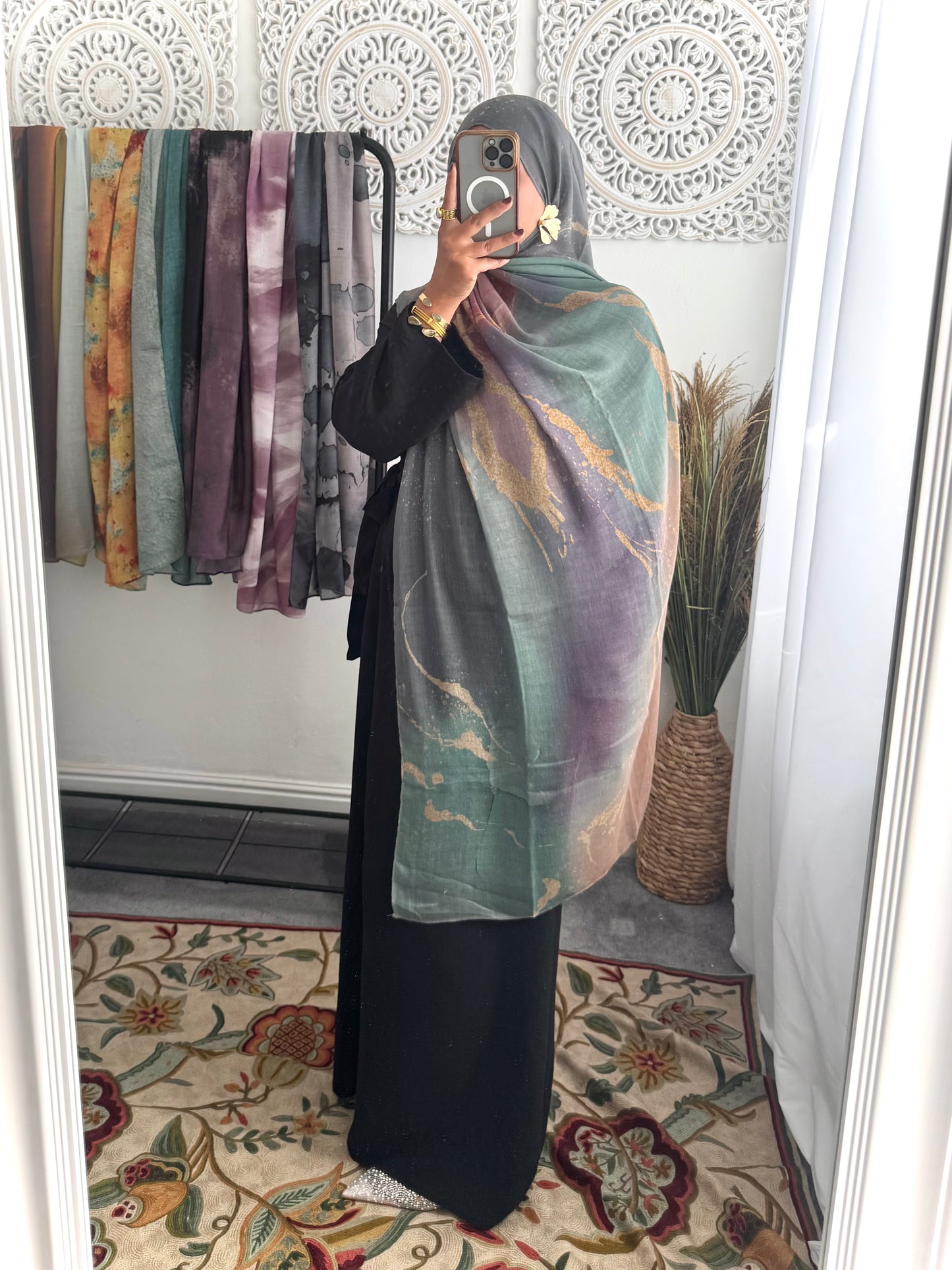 Water coloured Modal Printed Zapp Hijab