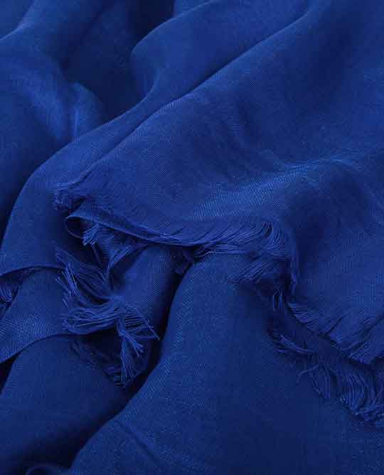 Maxi Luxury dupioni electric blue hijab