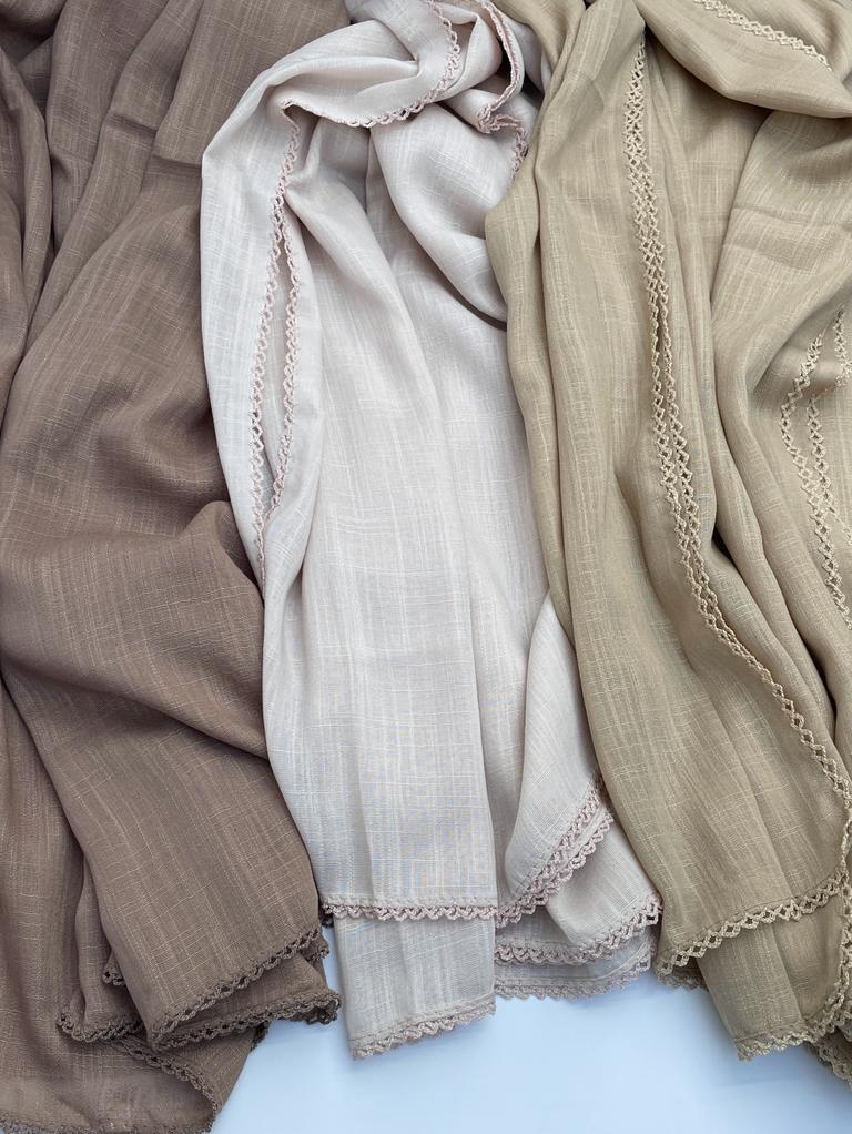 Maxi plain Turkish picot coco hijab