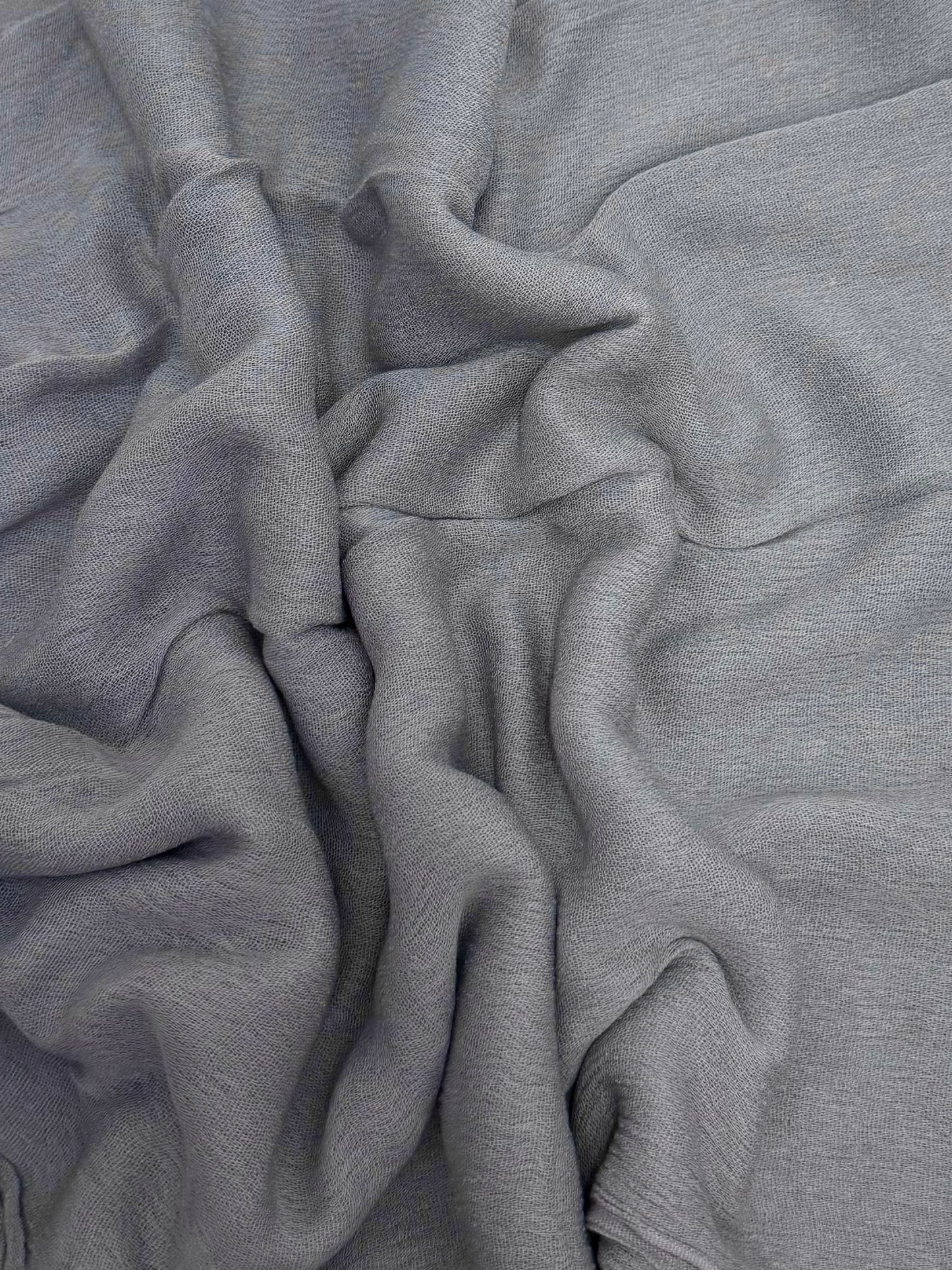 modal crinkle antique silver hijab
