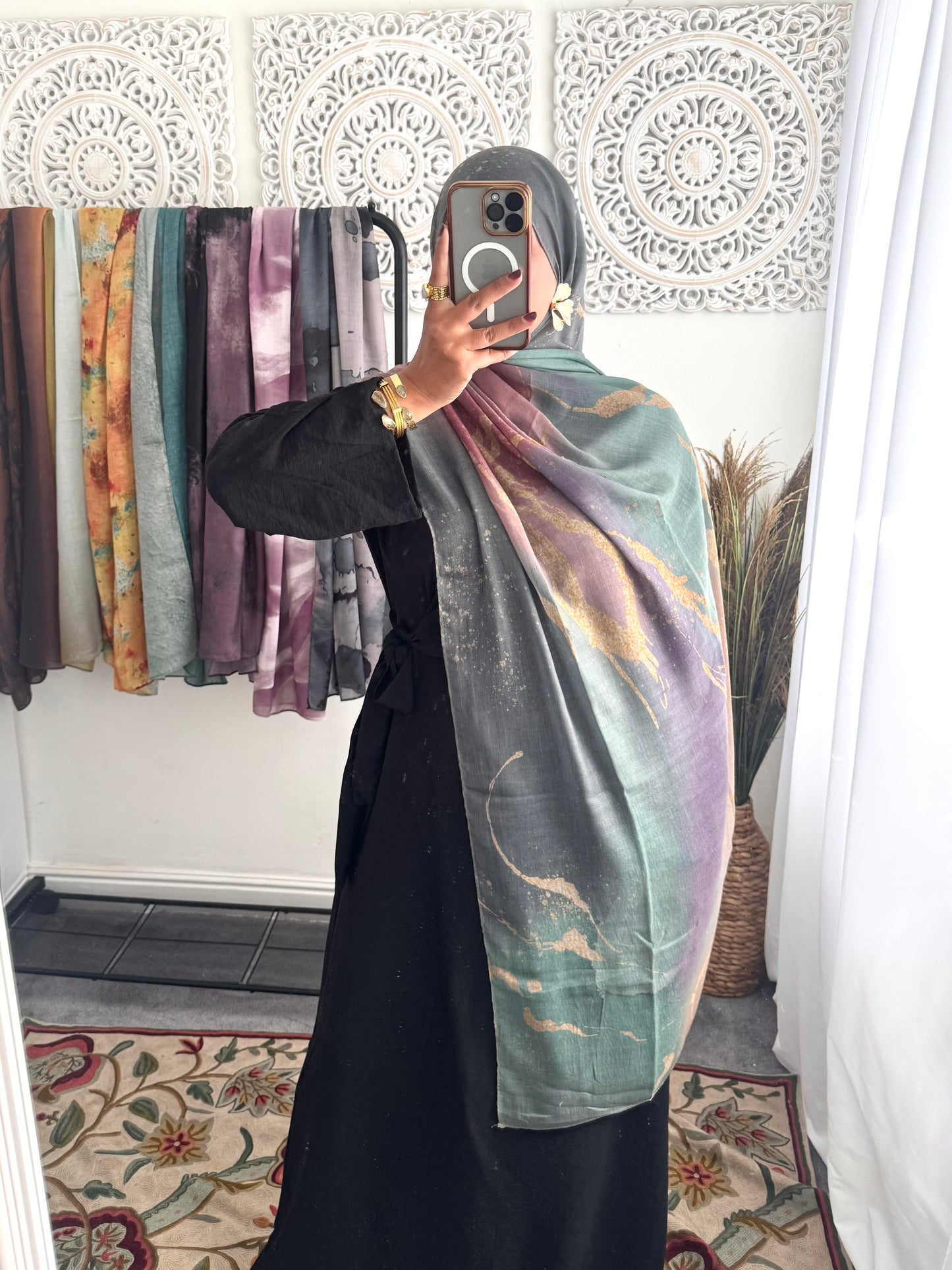 Water coloured Modal Printed Zapp Hijab