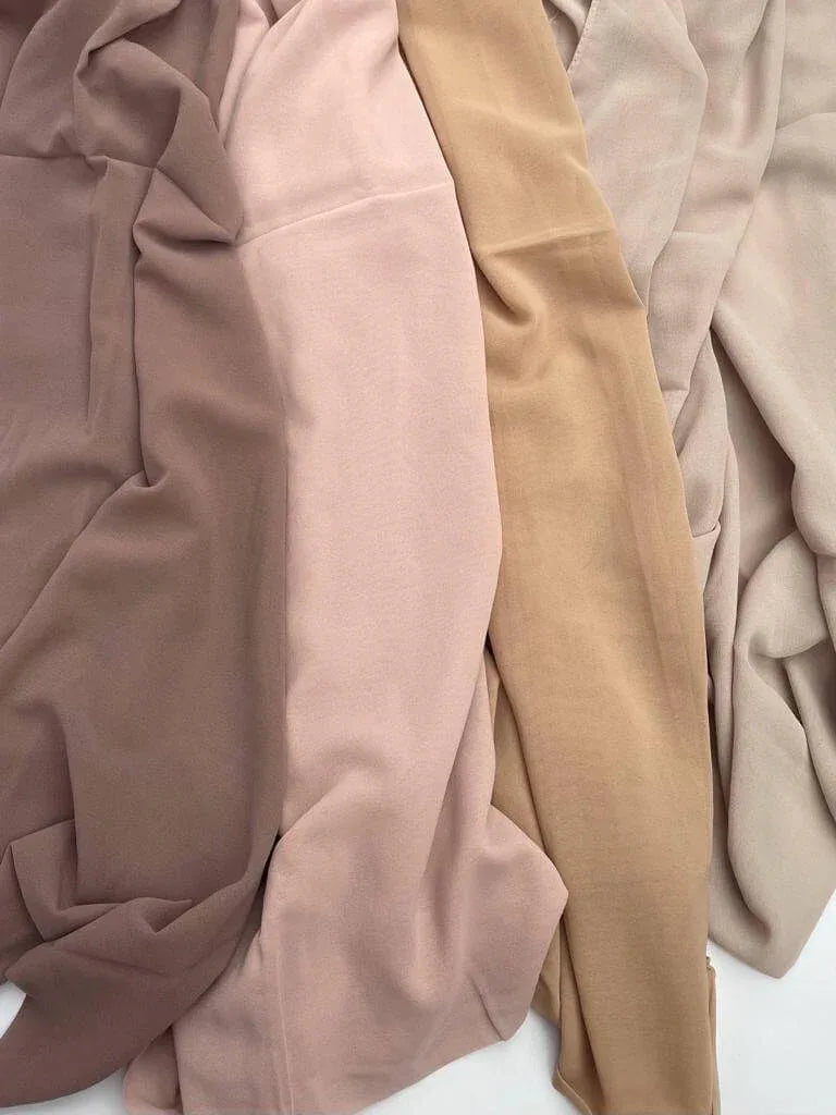 maxi super premium chiffon lemonade pink hijab - Hijab Junkie UK