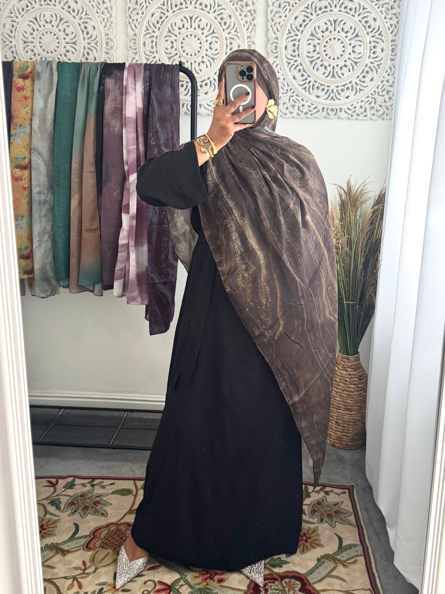 Water coloured Modal Printed Zaitoon Hijab