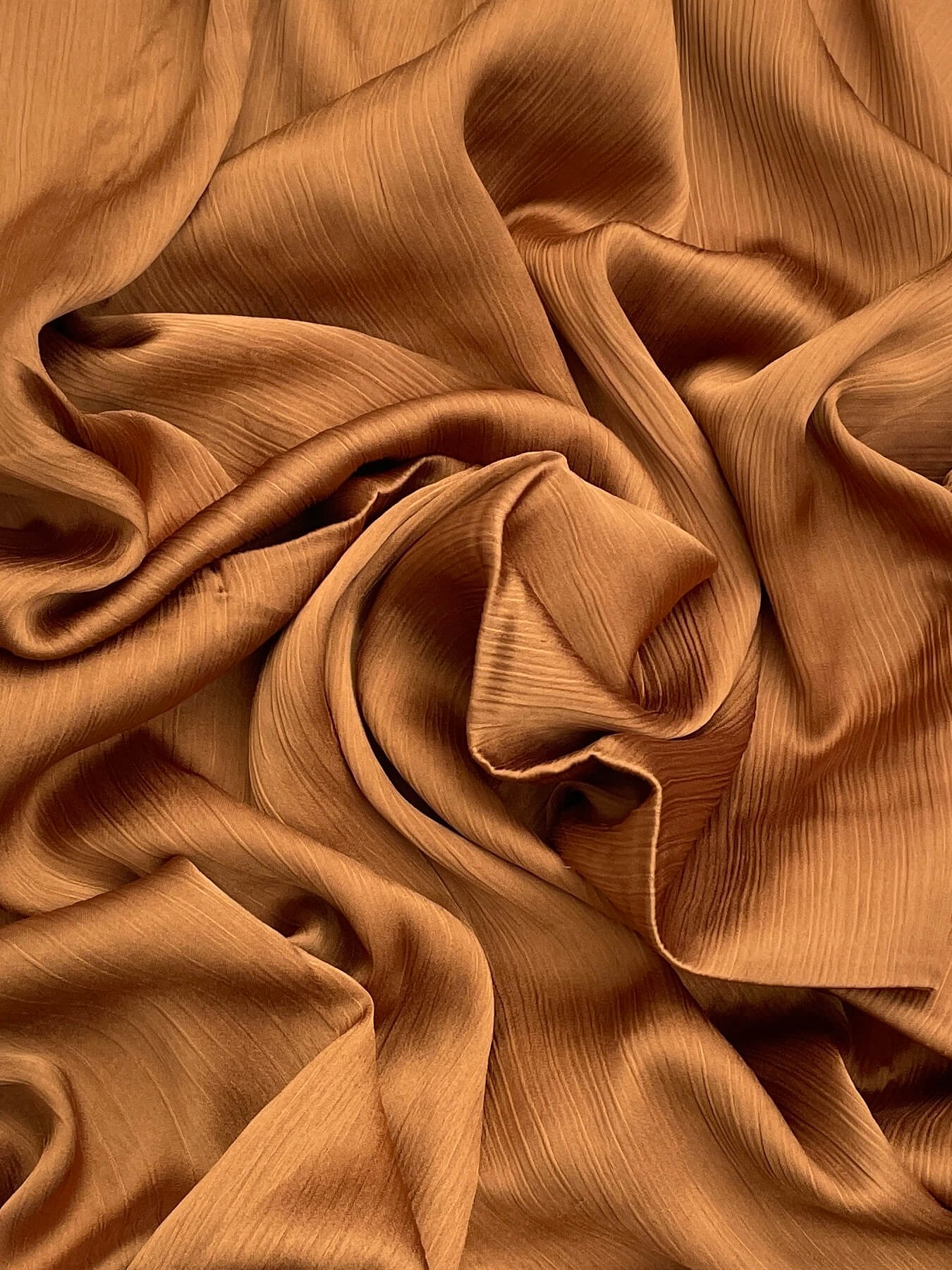 Matt Dubai crinkle silk rustic hijab