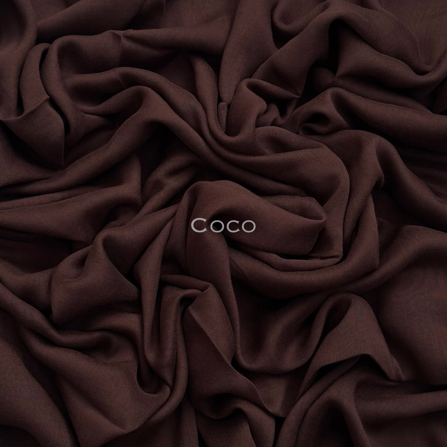 Original Modal plain stitched coco maxi hijab
