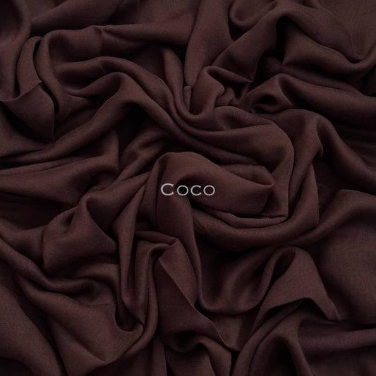 Original Modal plain stitched coco maxi hijab