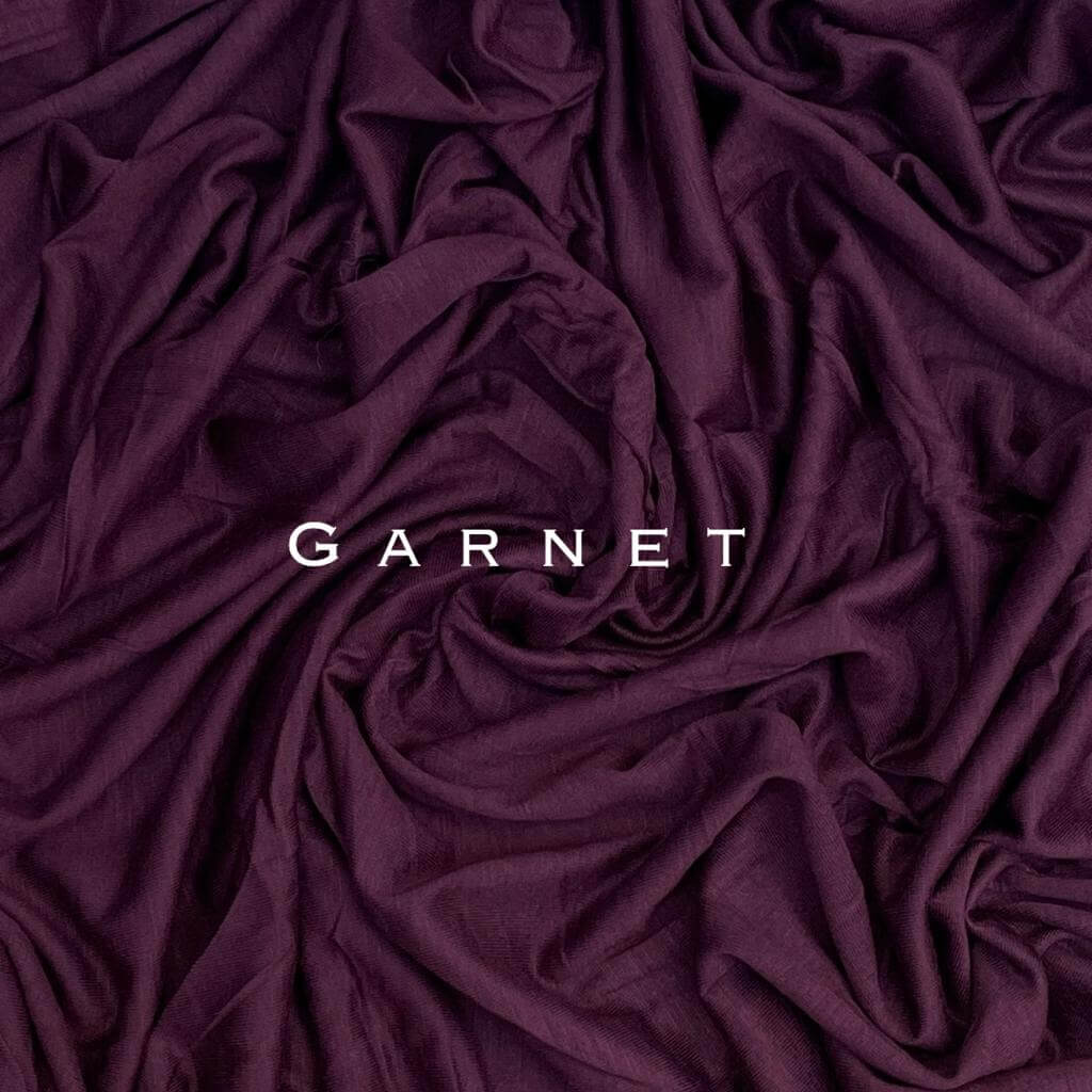 Standard & Maxi premium stitched jersey plain garnet hijab