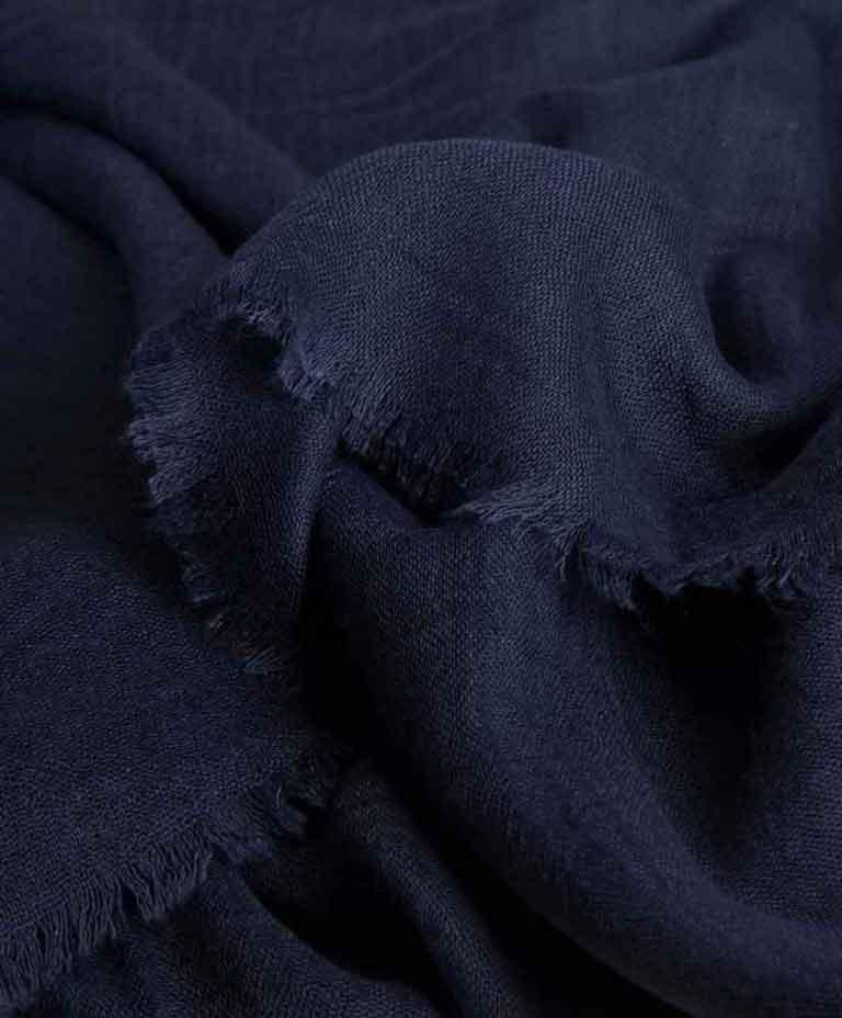 Maxi plain modal denim blue hijab - Hijab Junkie UK