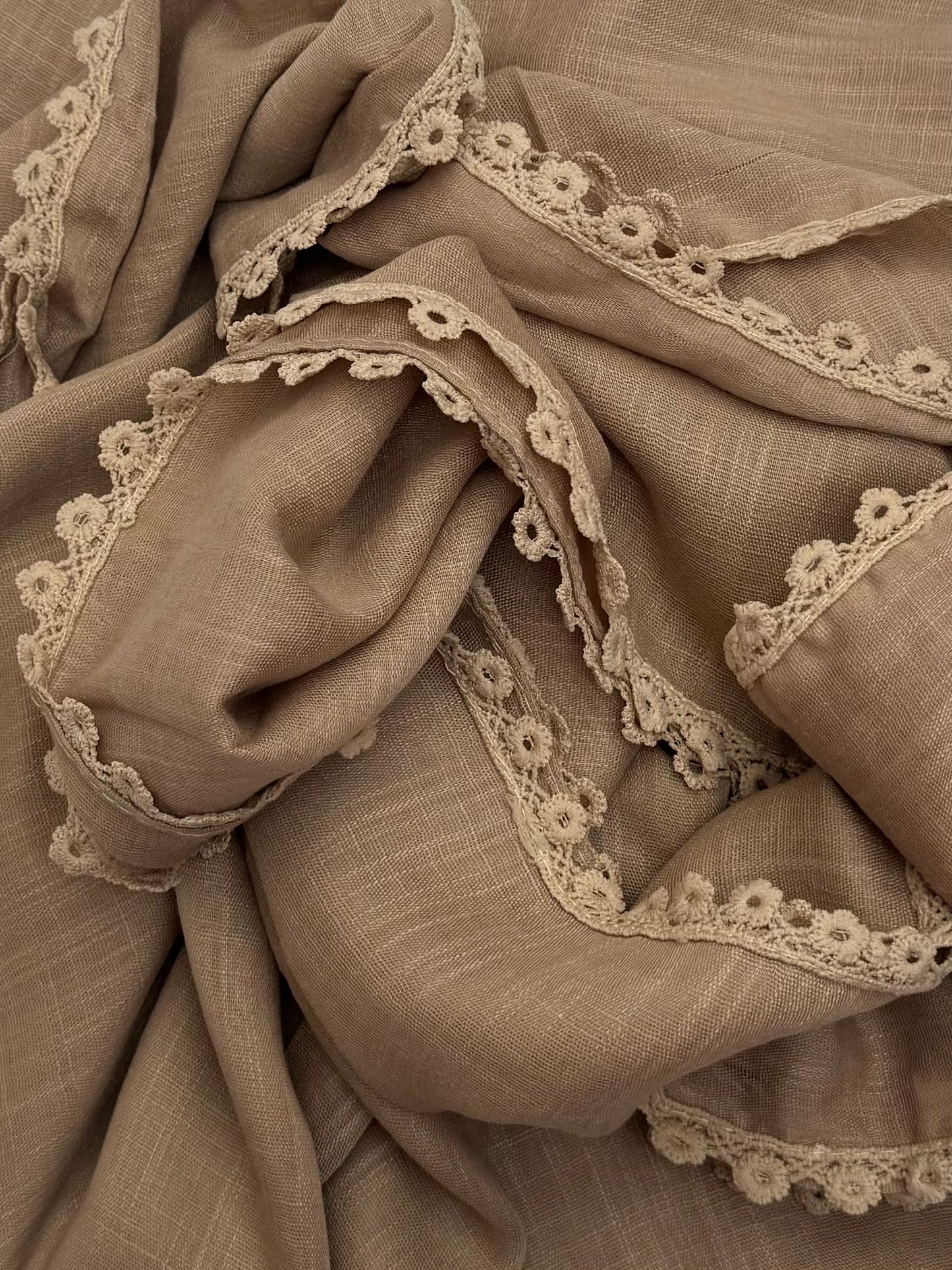 Maxi plain Turkish kinaari toffee hijab