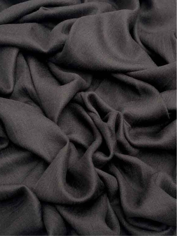 Maxi plain modal jet black hijab