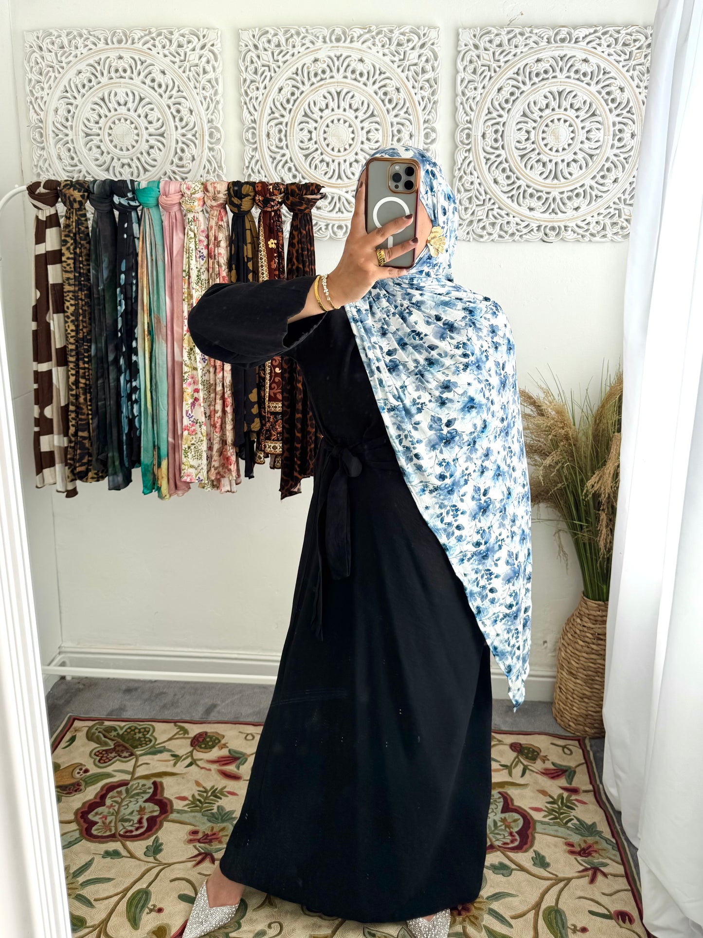 Premium Jersey Blue Lilly hijab