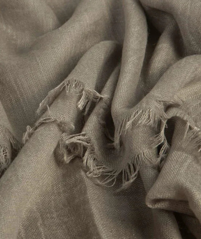 Modal Maxi plain truffle hijab - Hijab Junkie UK