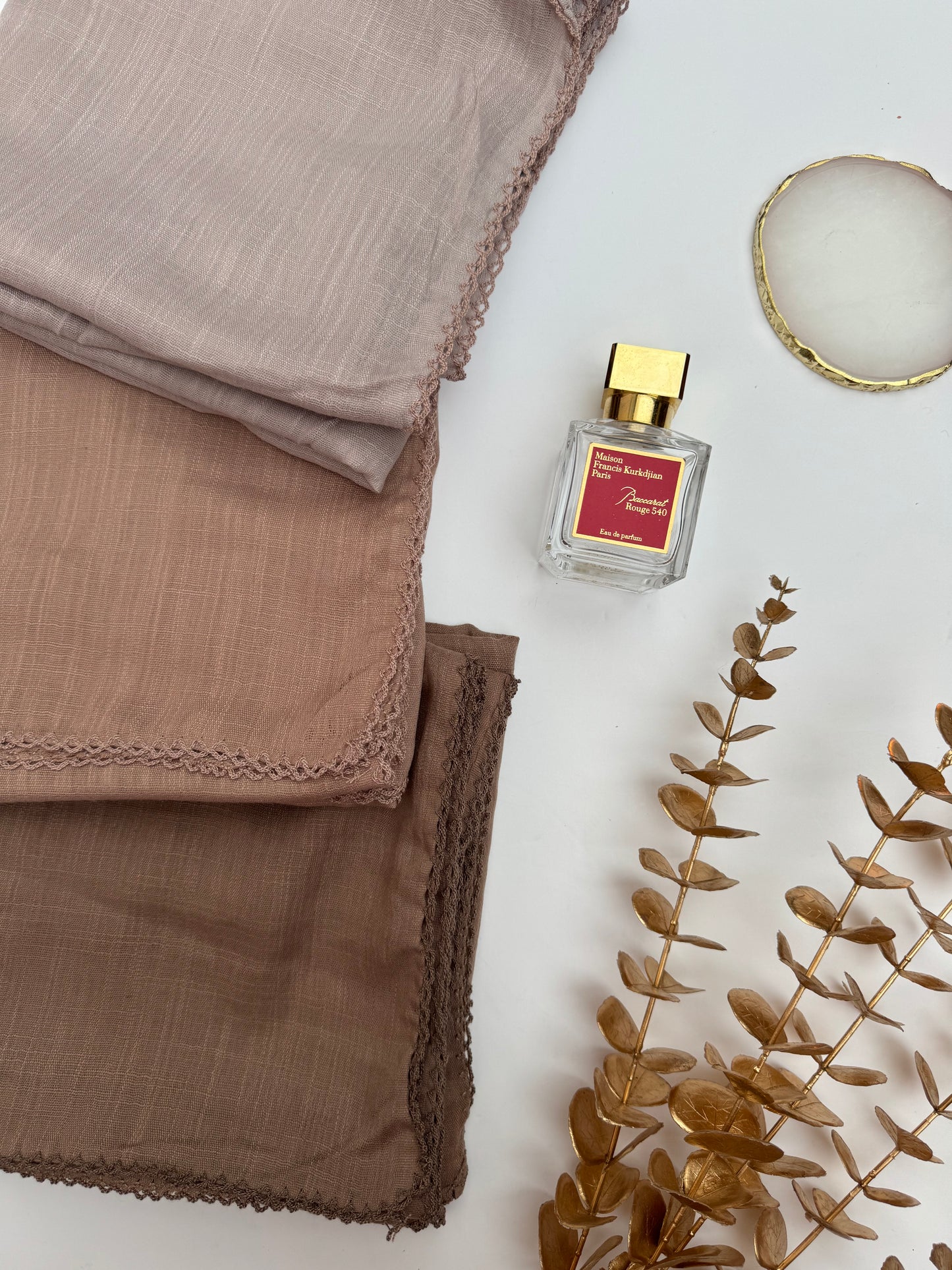 Maxi plain Turkish picot truffle hijab