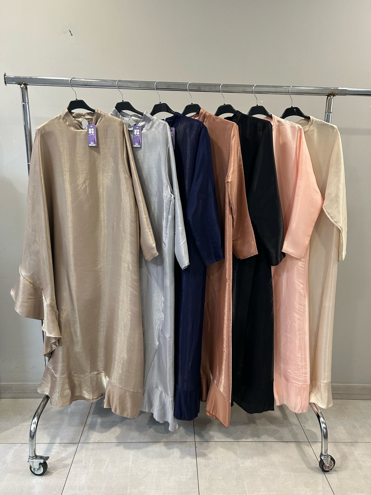 Kaftan abaya frill style dress free size