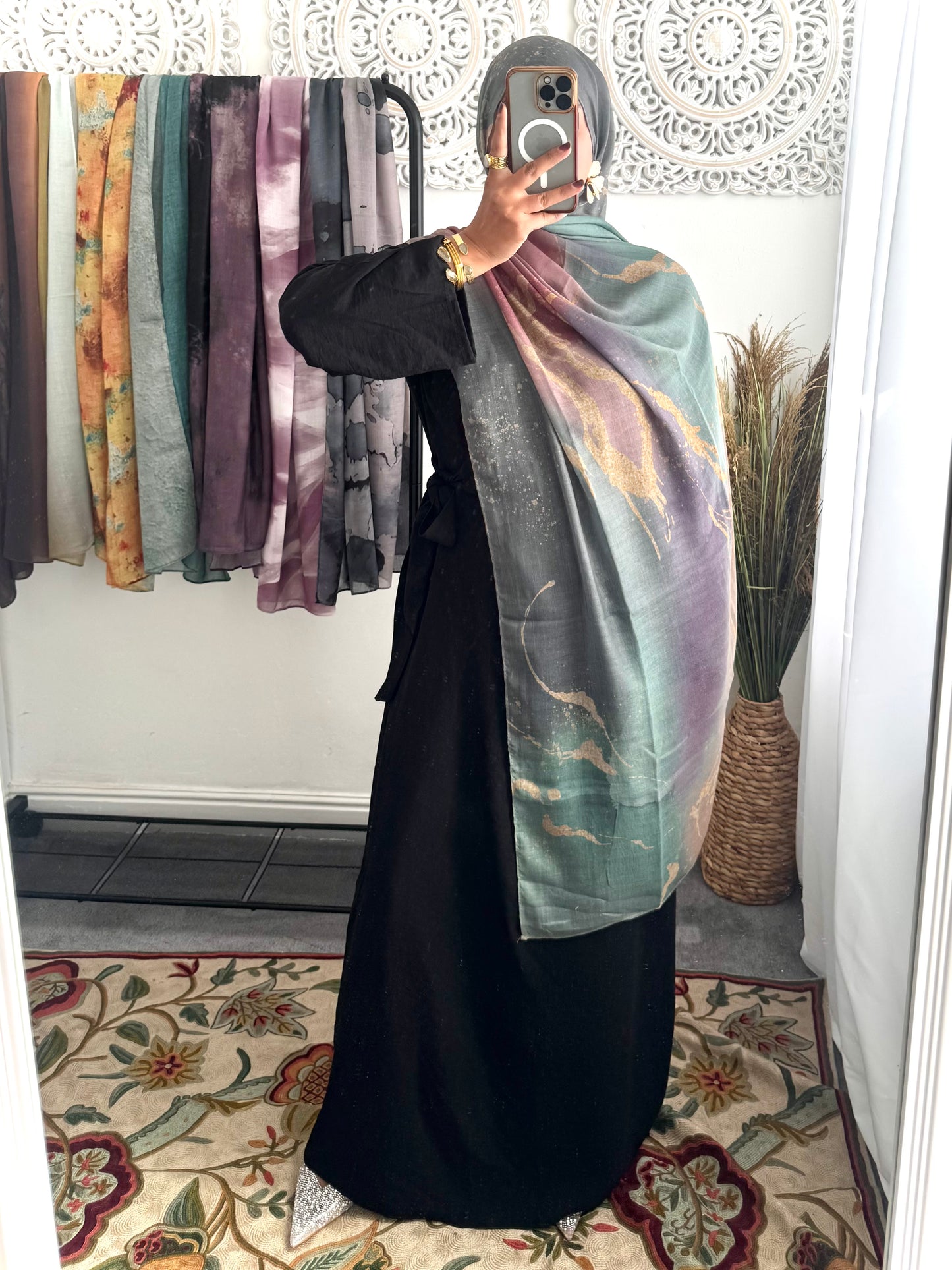 Water coloured Modal Printed Zapp Hijab