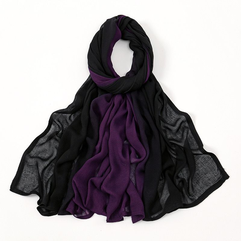 Malai ombre plain stitched maxi hijab 6 colours available