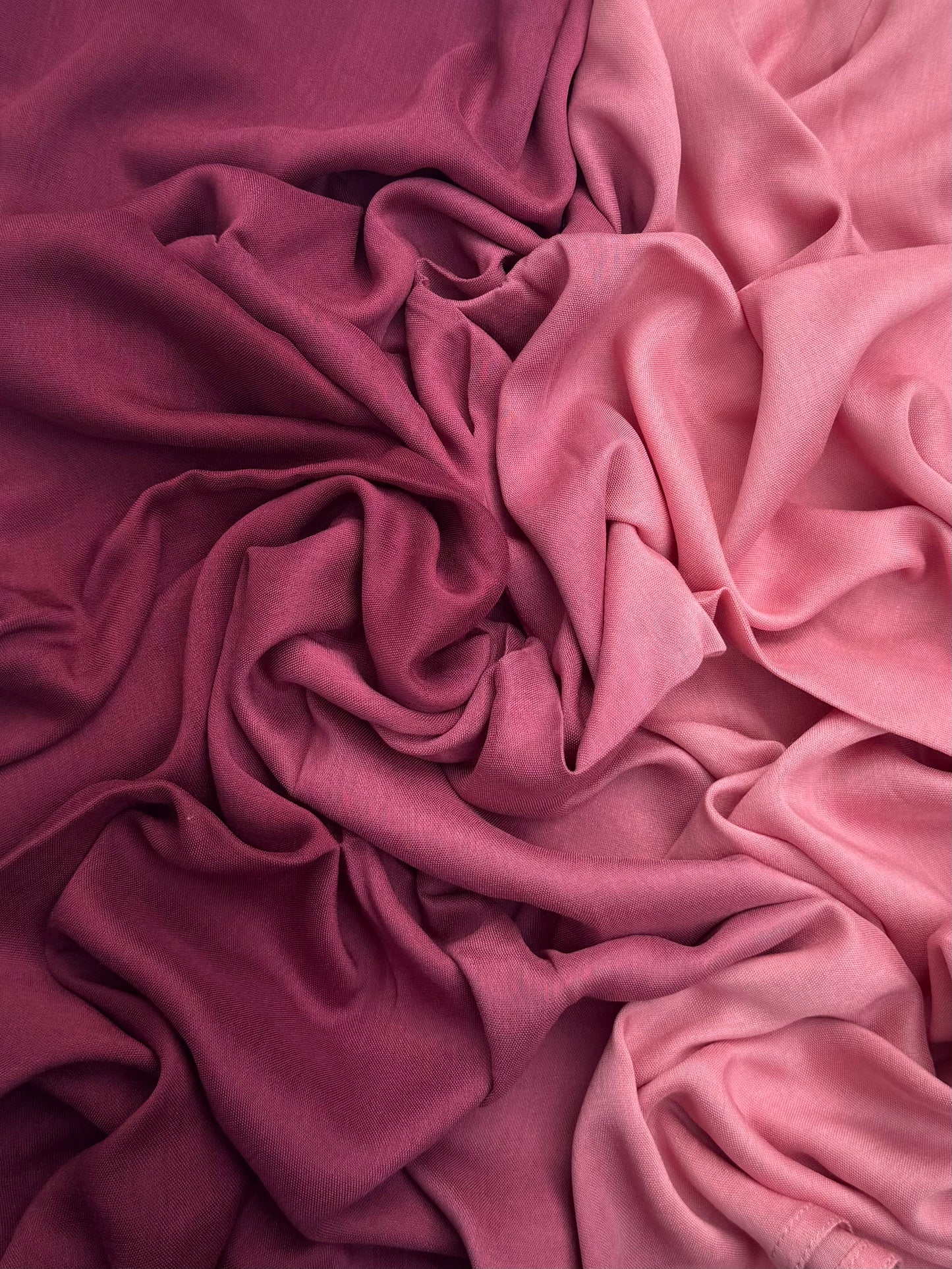 Original modal ombre plain watermelon hijab 6