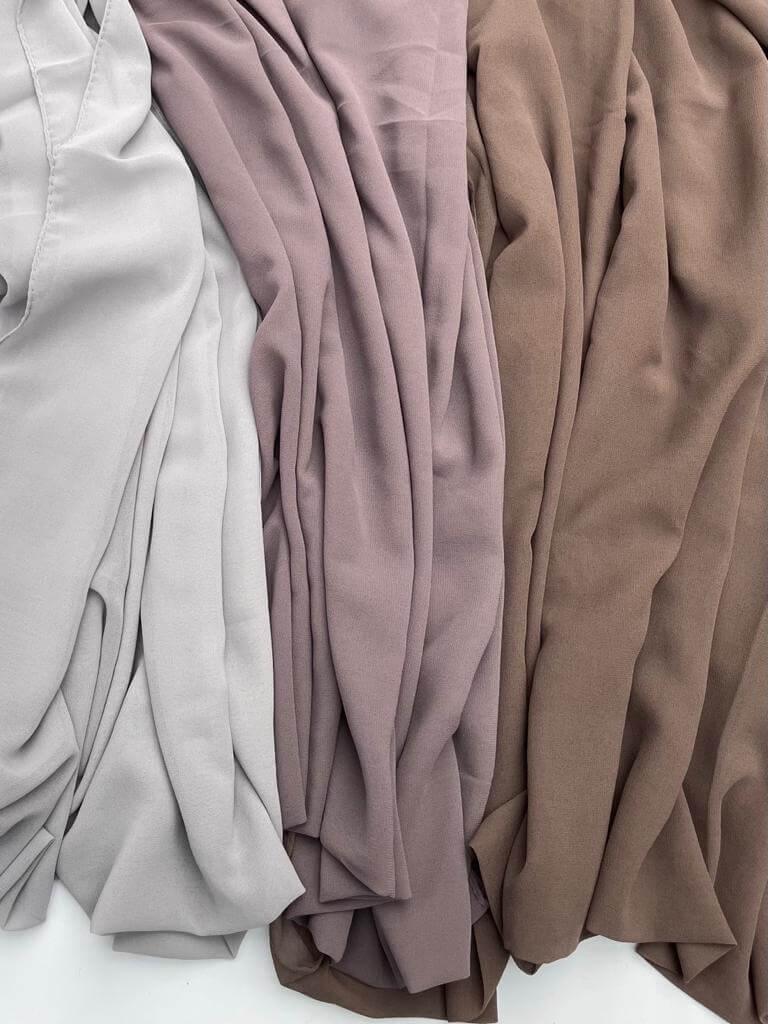 maxi super premium chiffon mortal hijab - Hijab Junkie UK