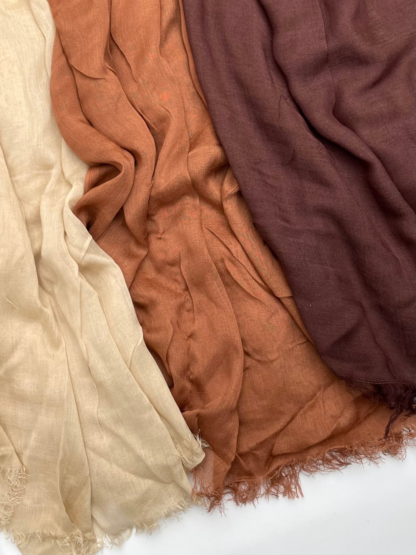 Turkish modal malai ginger hijab