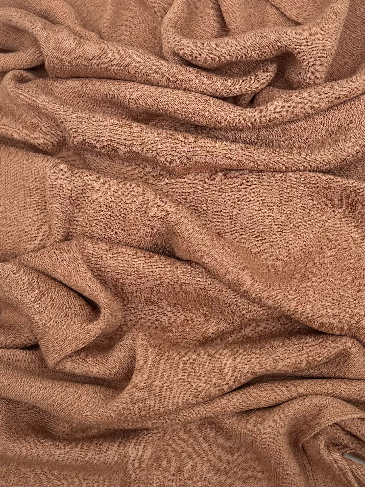 modal crinkle antique silver hijab