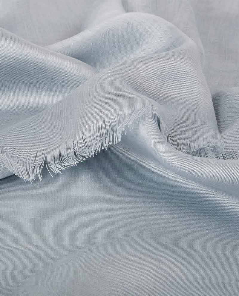 Maxi Luxury dupioni ice silver hijab - Hijab Junkie UK