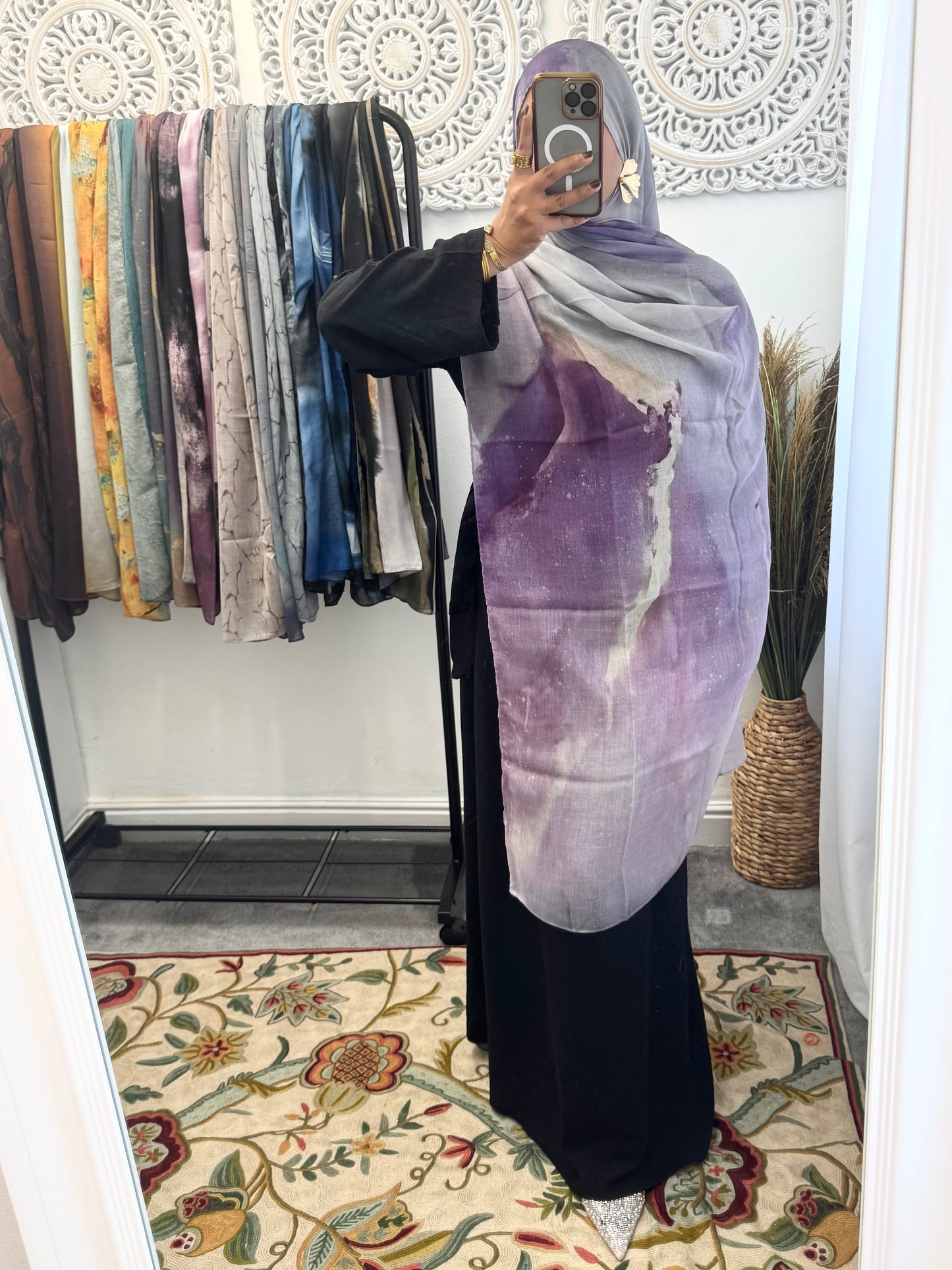 Water coloured Modal Printed Venus Hijab