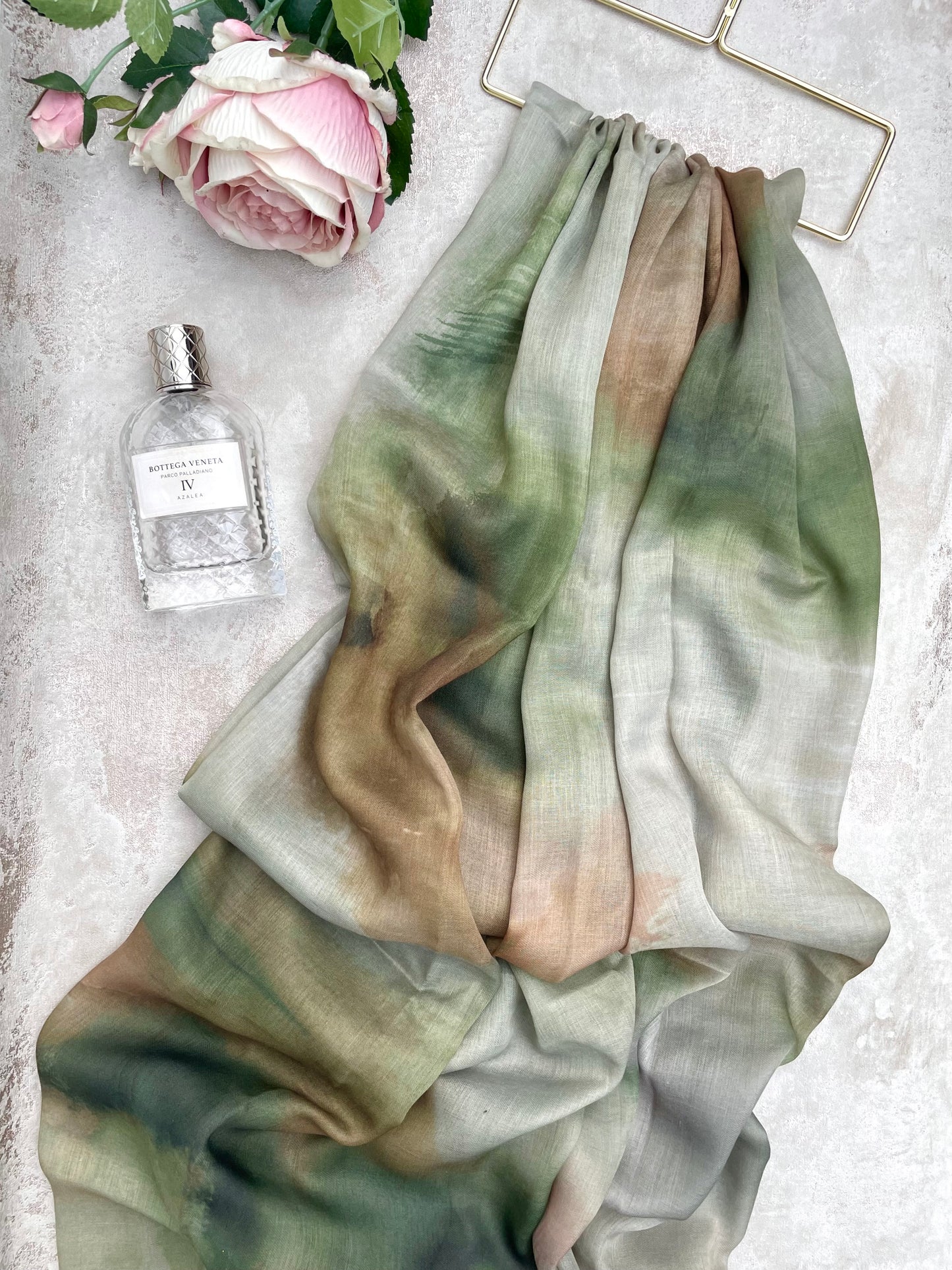 Water coloured Modal Printed Mendhi Hijab