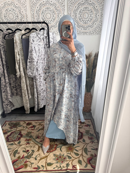 NEW Eniyah High Low A Line Free Size Printed Cord Set