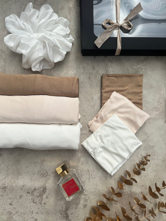 Premium jersey carrington hijab gift box set