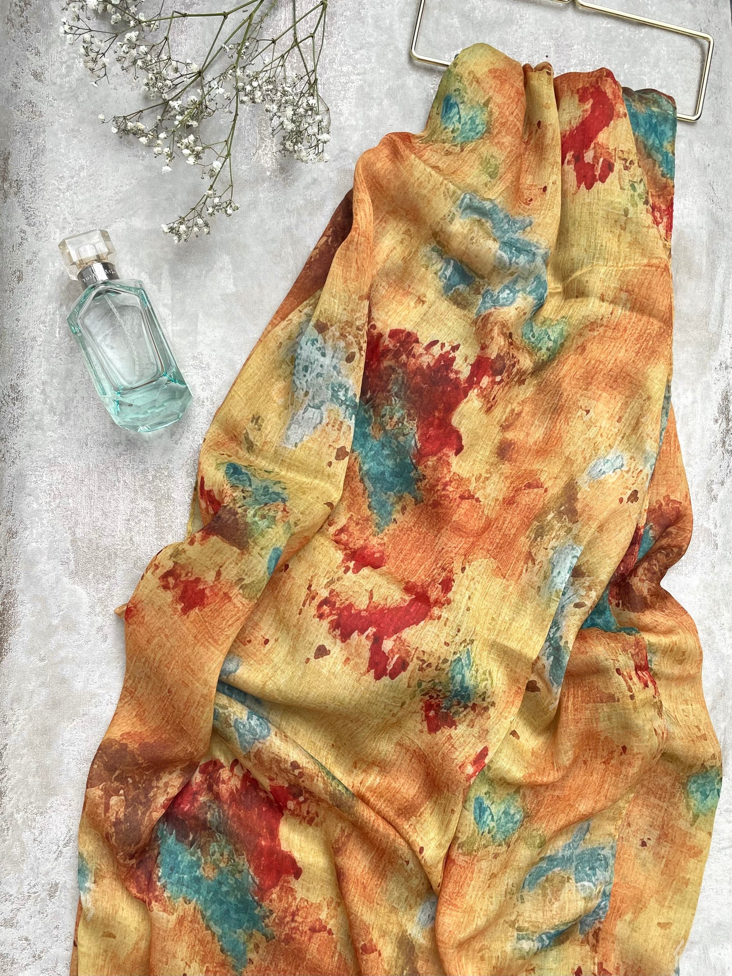 Water coloured Modal Printed Sunset Hijab