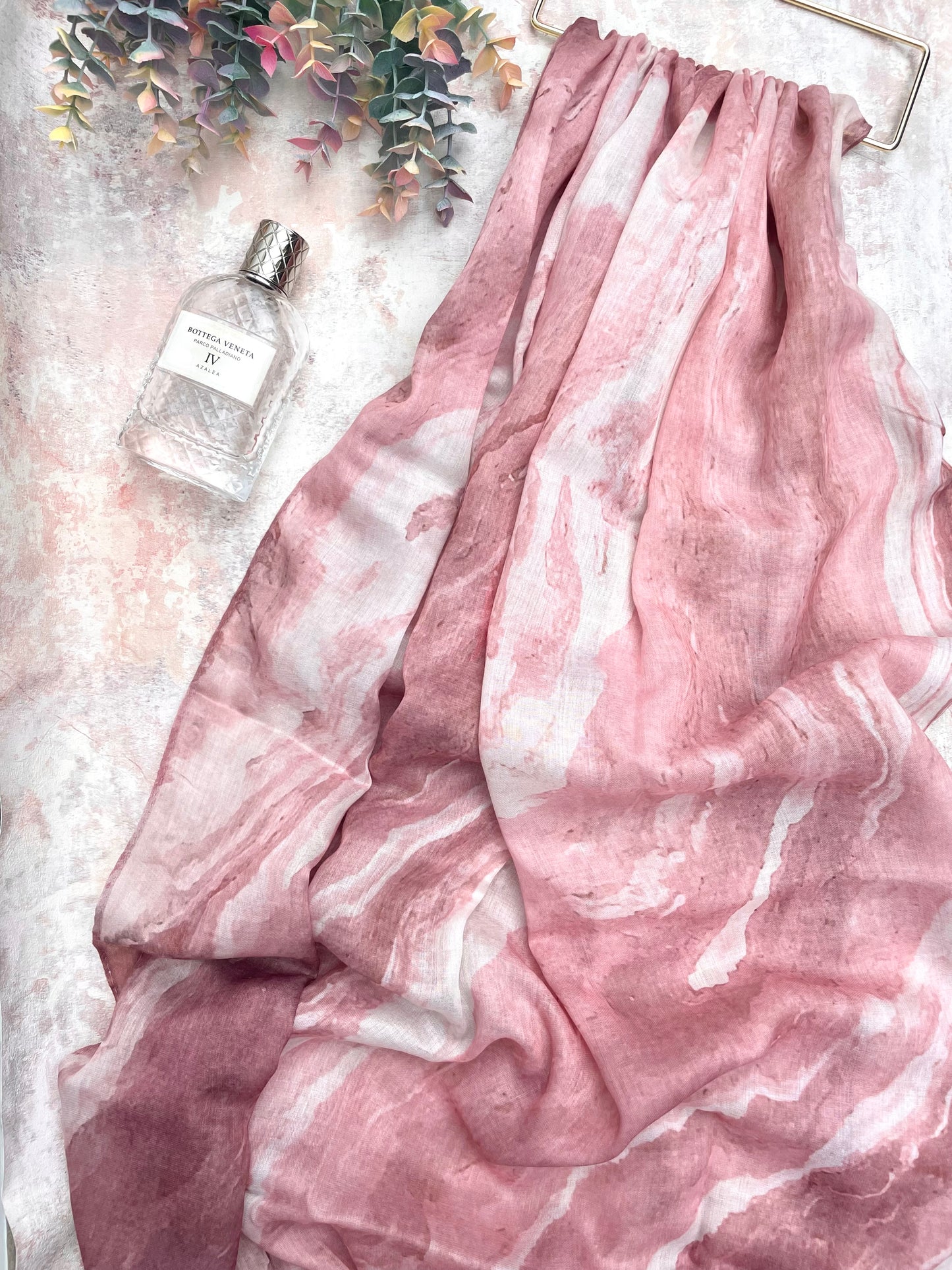 Water coloured Modal Printed Lemonade Ripple Hijab