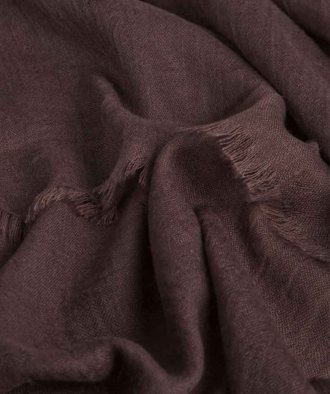 Maxi plain modal coffee hijab