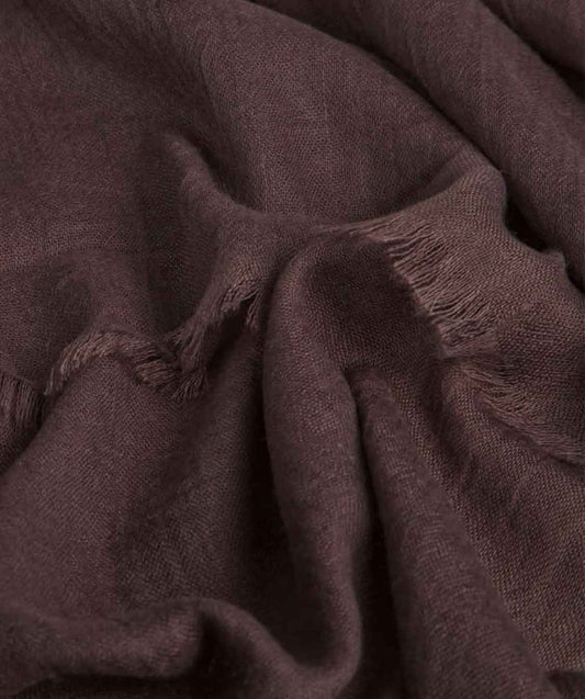 Maxi plain modal coffee hijab