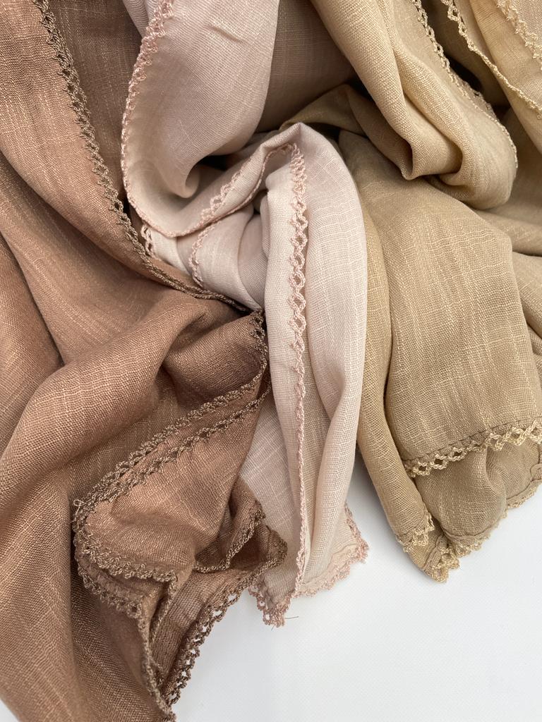 Maxi plain Turkish picot coco hijab