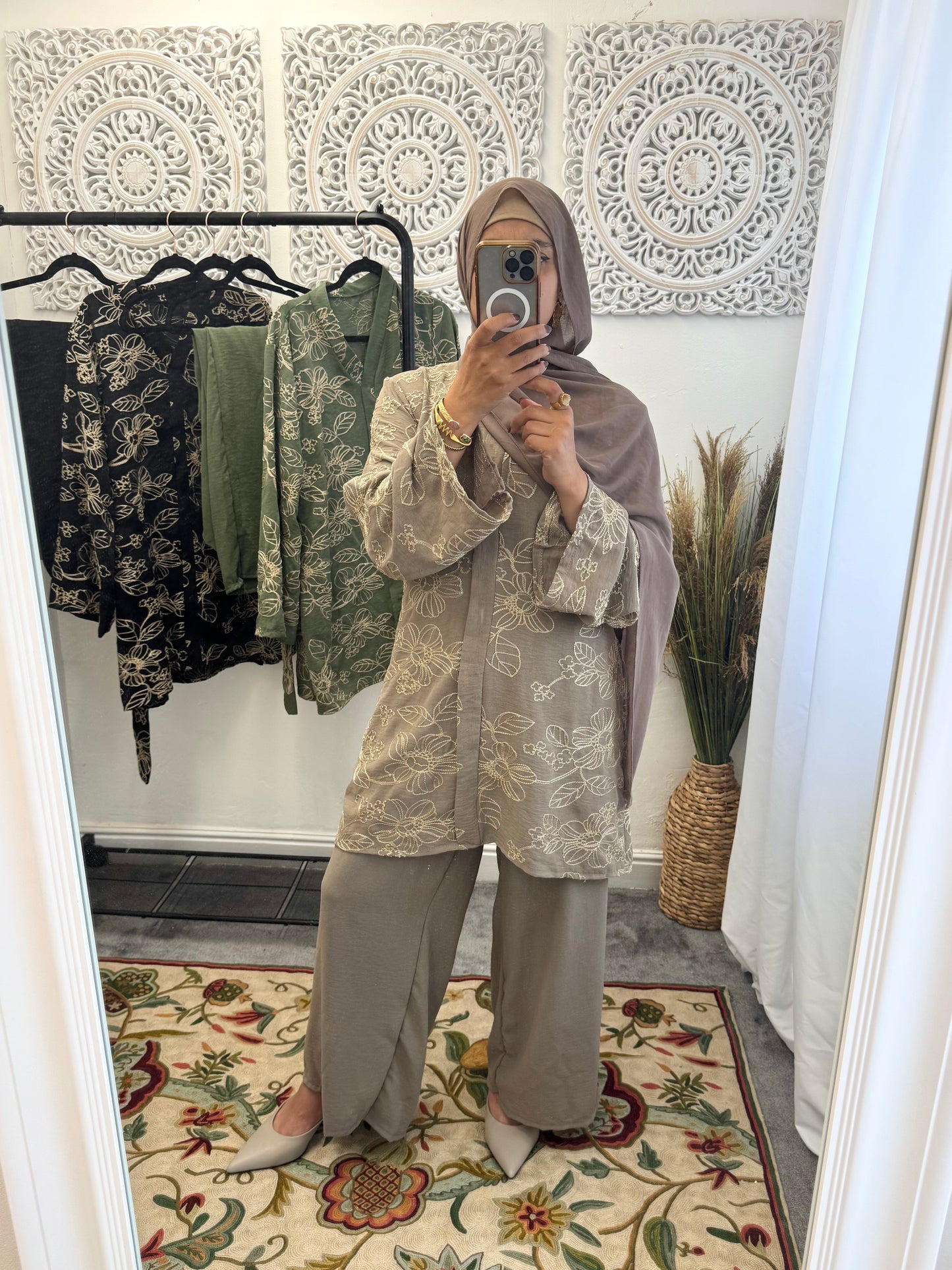 NEW Parus Threadwork Free Size 2 Piece Cord Set