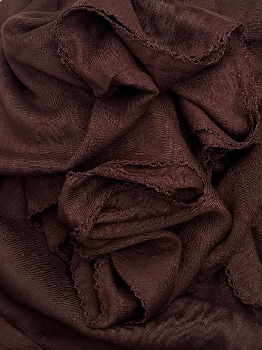 Maxi plain Turkish picot coco hijab