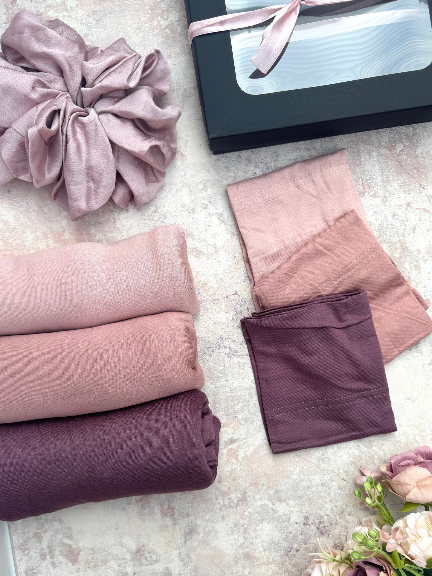 Premium jersey lemonade hijab gift box set