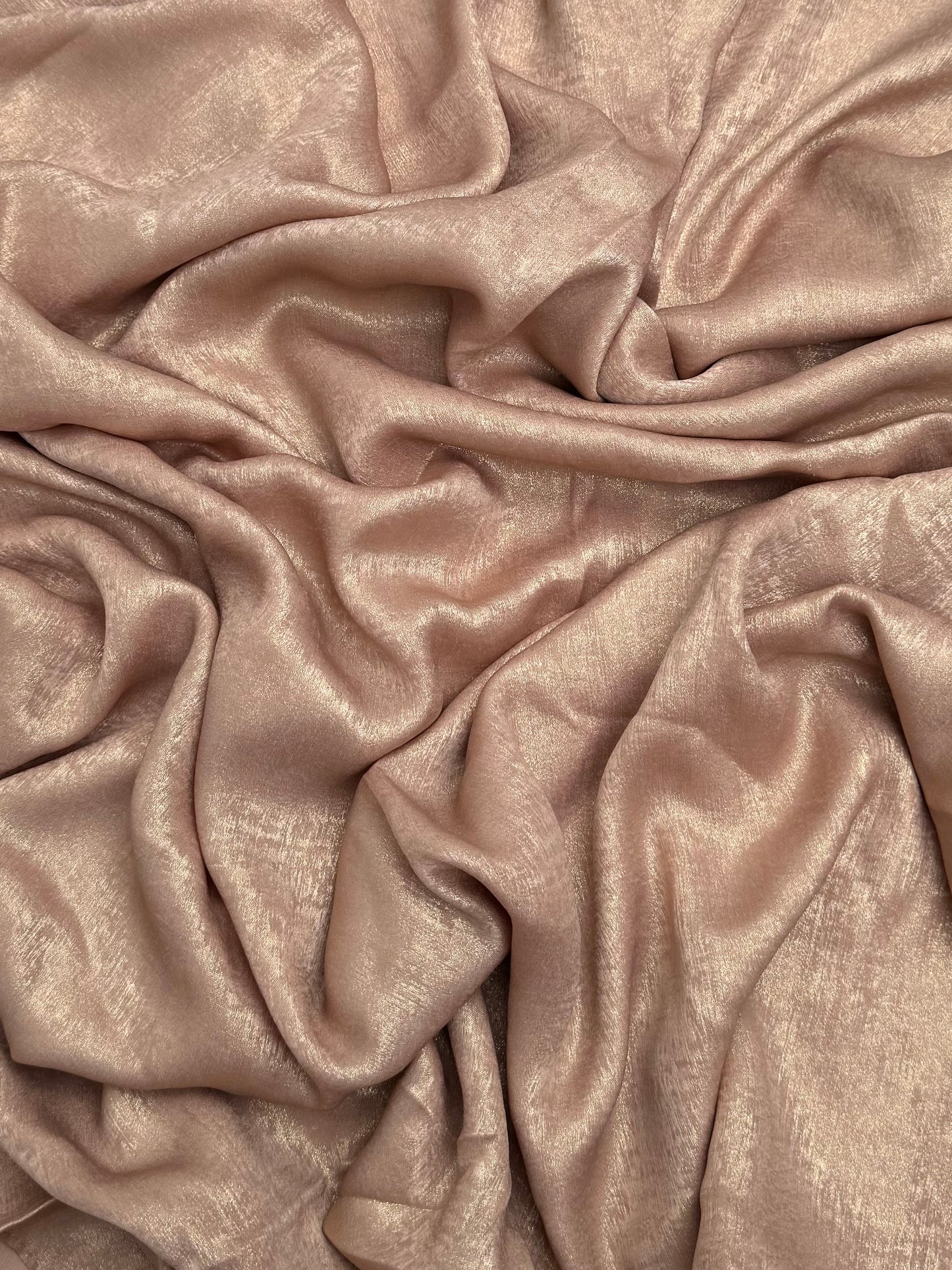 Metallic Parus matt golden brown hijab