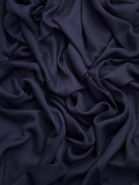 Maxi plain Turkish smooth denim blue hijab