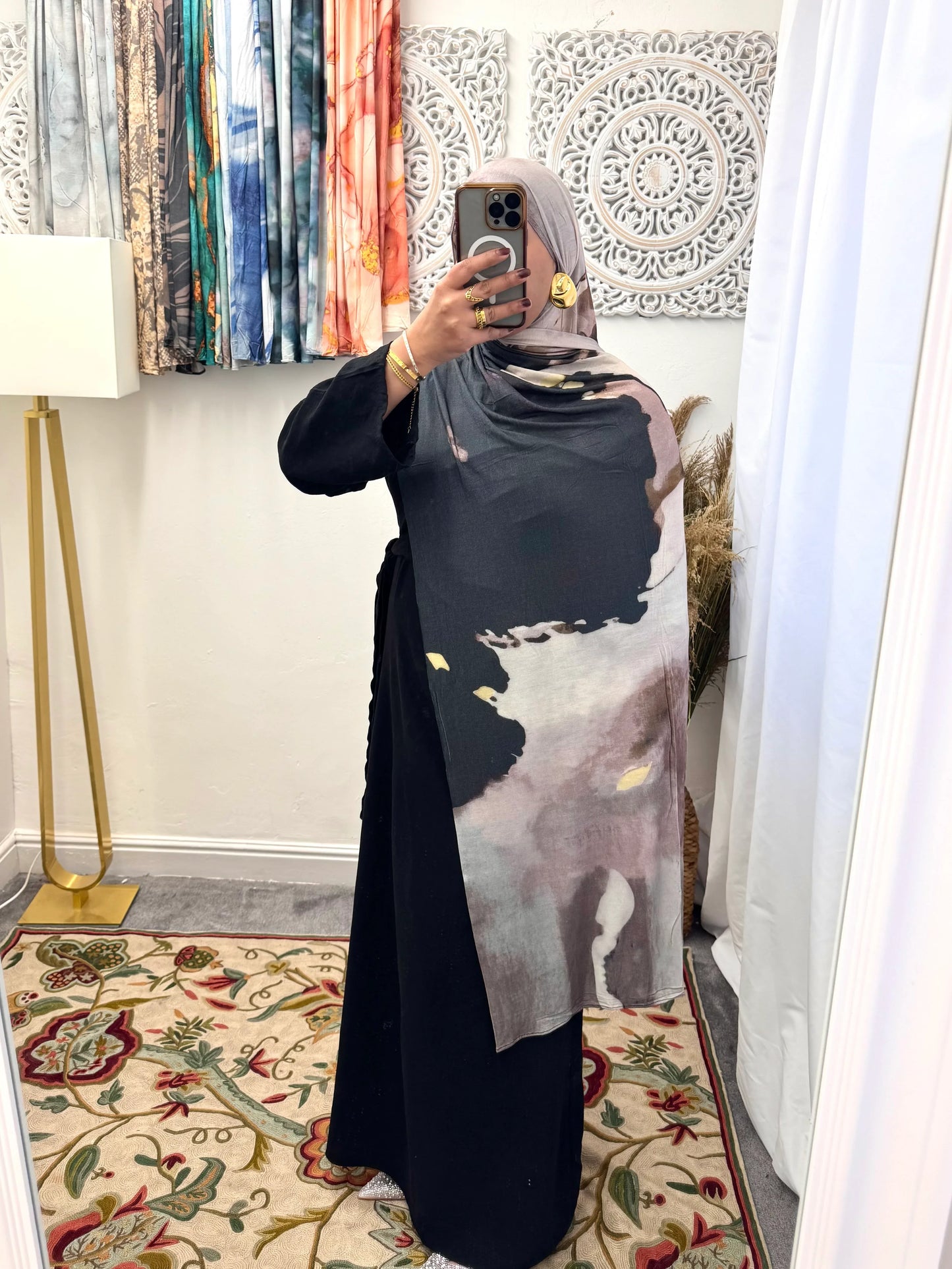 Premium Jersey Mocha hijab - Hijab Junkie UK