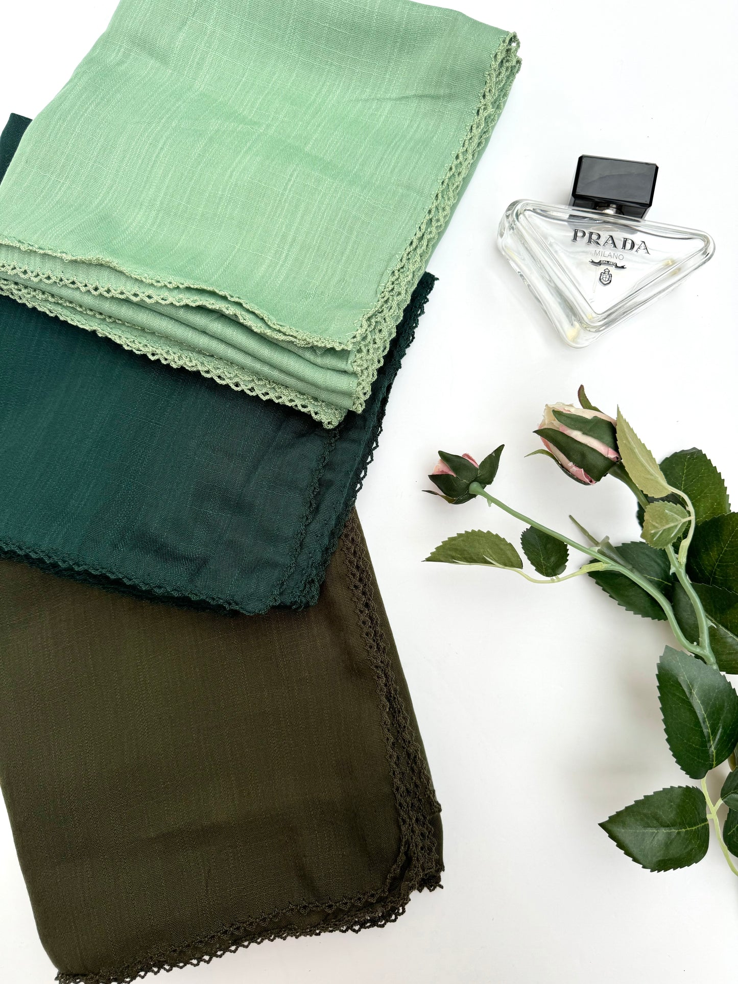 Maxi plain Turkish kinaari emerald hijab