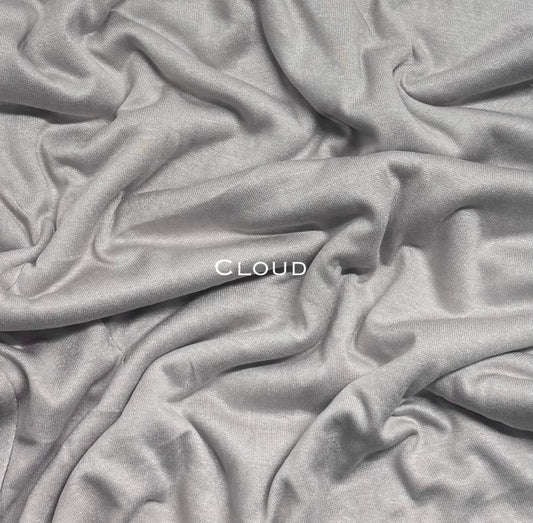 Standard premium stitched jersey plain cloud hijab