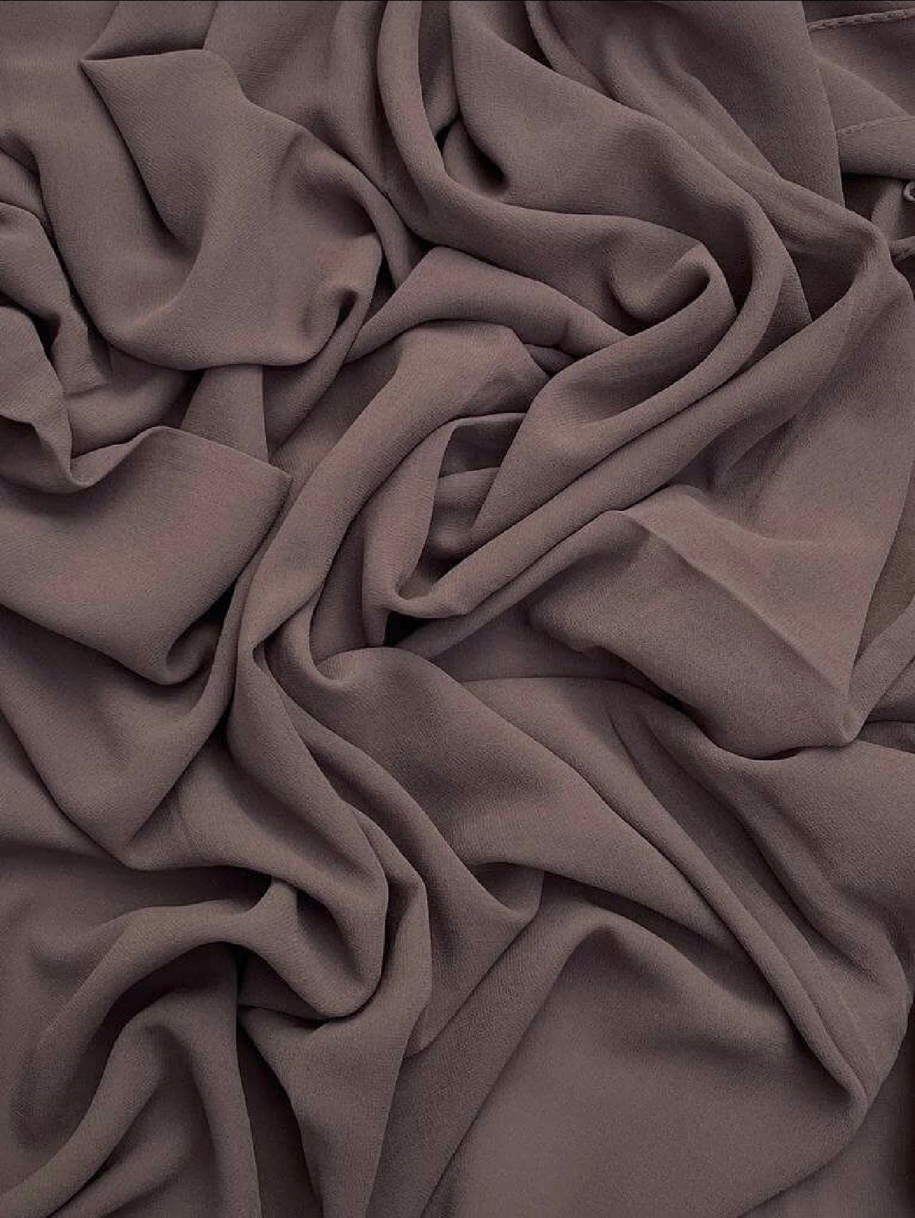 Maxi super premium chiffon truffle hijab