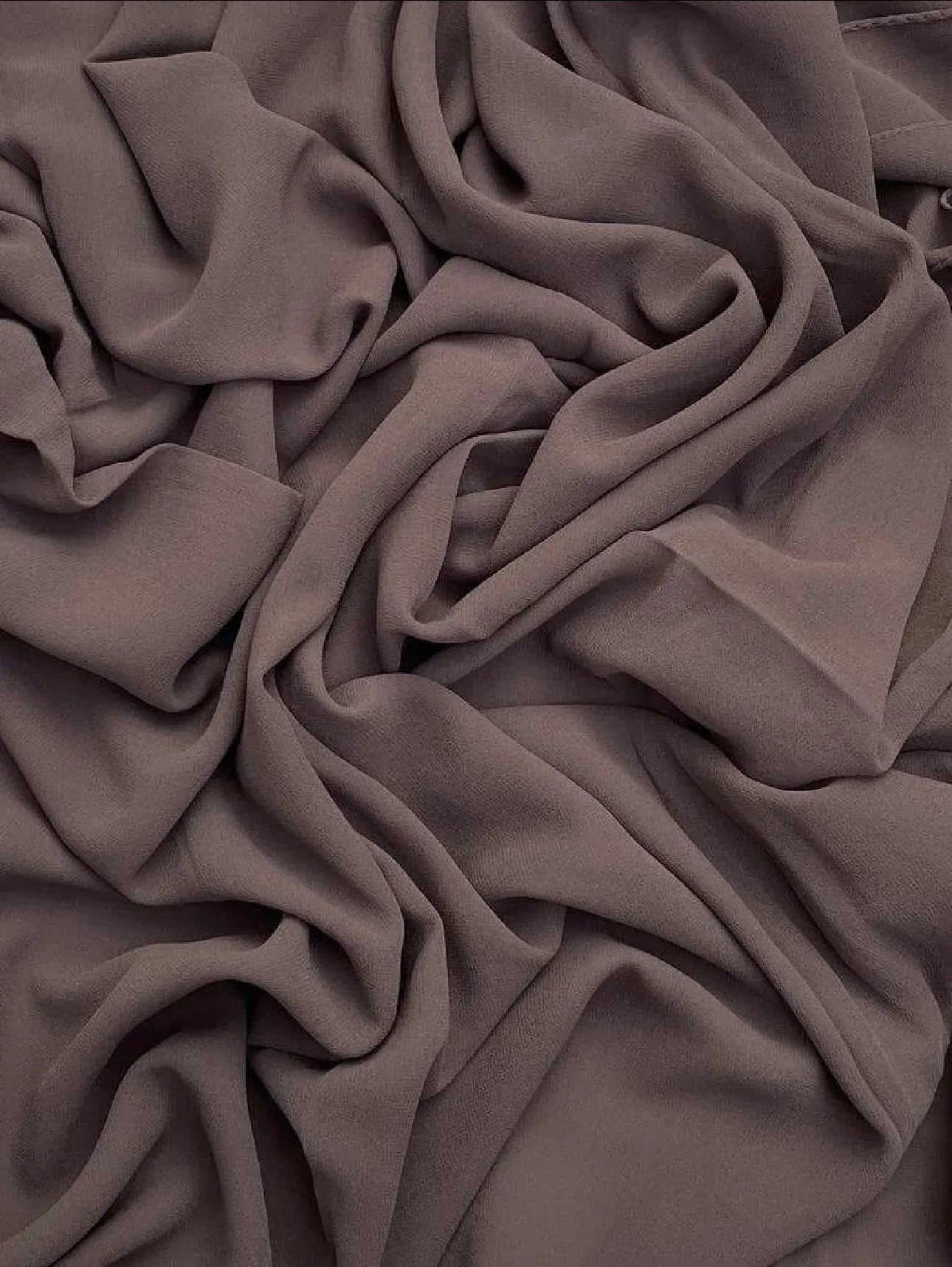 Maxi super premium chiffon truffle hijab - Hijab Junkie UK