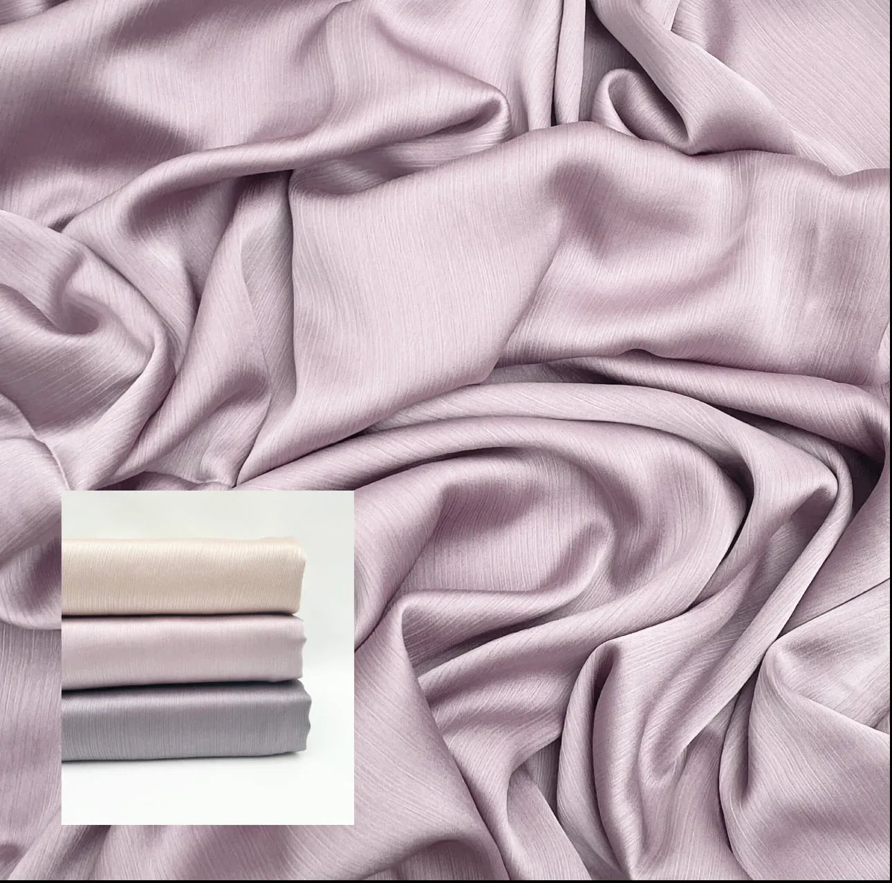 Matt Dubai crinkle silk heather hijab - Hijab Junkie UK