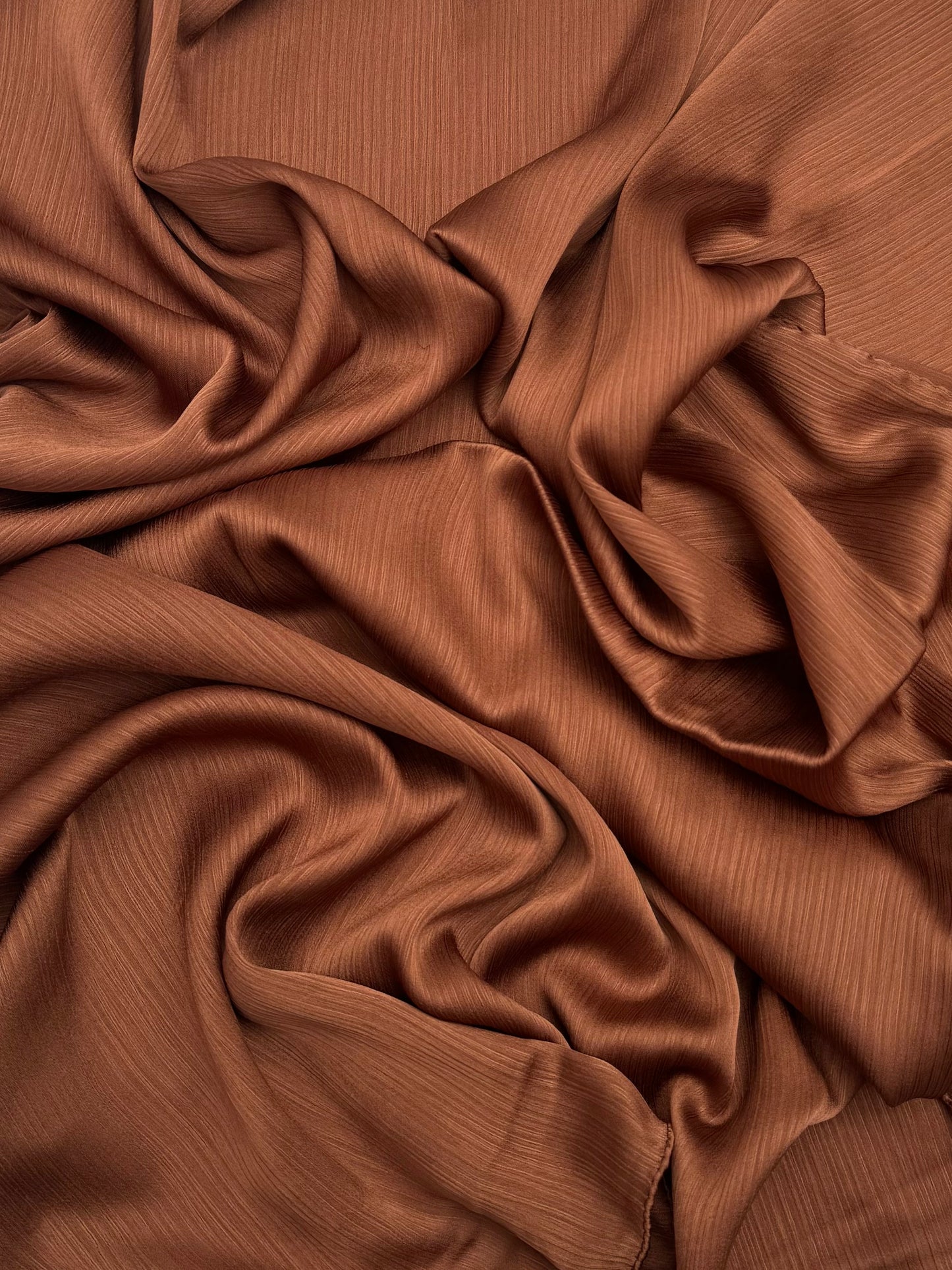 Matt Dubai crinkle silk saddle hijab