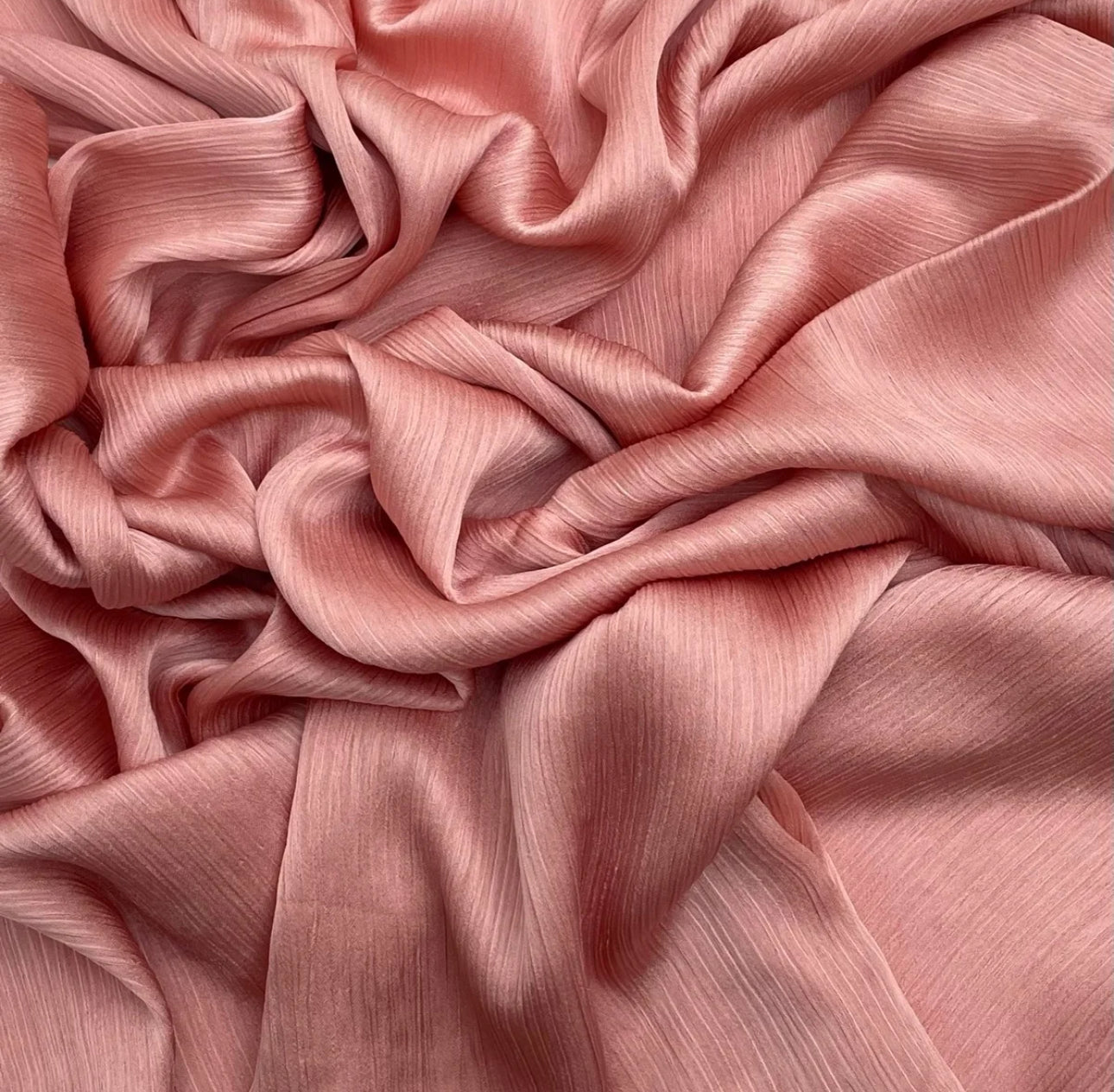 Matt Dubai crinkle silk flamingo hijab