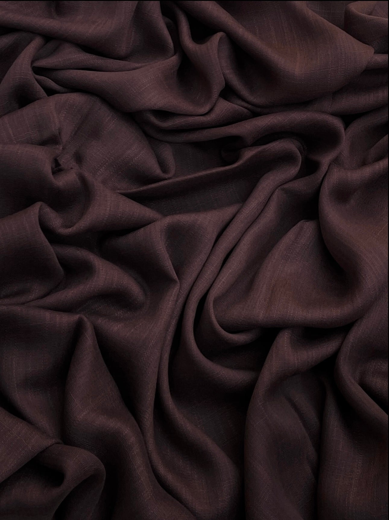 Maxi plain Turkish smooth fudge hijab